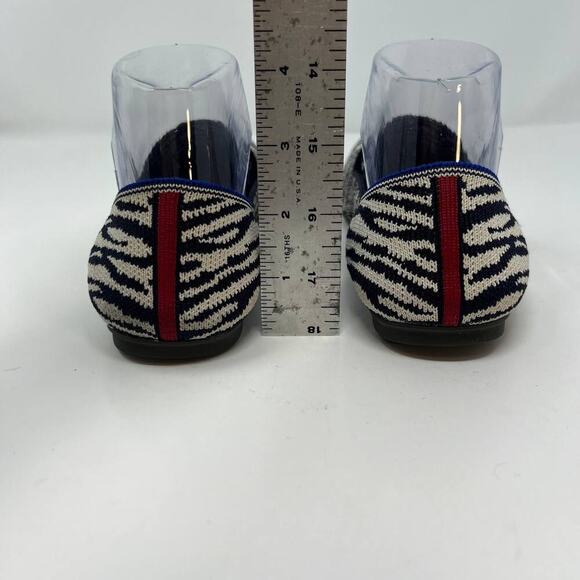 Rothy's The Almond Loafers Women's Size 7.5 Zebra Print - Picture 8 of 14